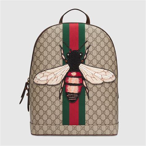 bee gucci backpack|Gucci bag with bumble bee.